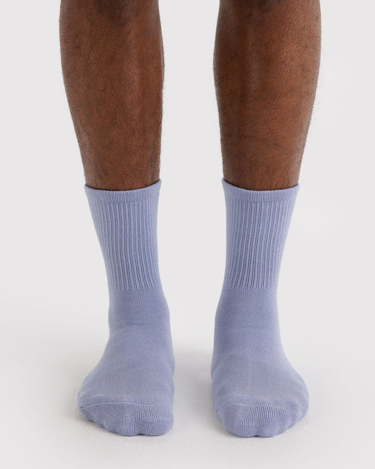 Baggu Ribbed Sock Mist