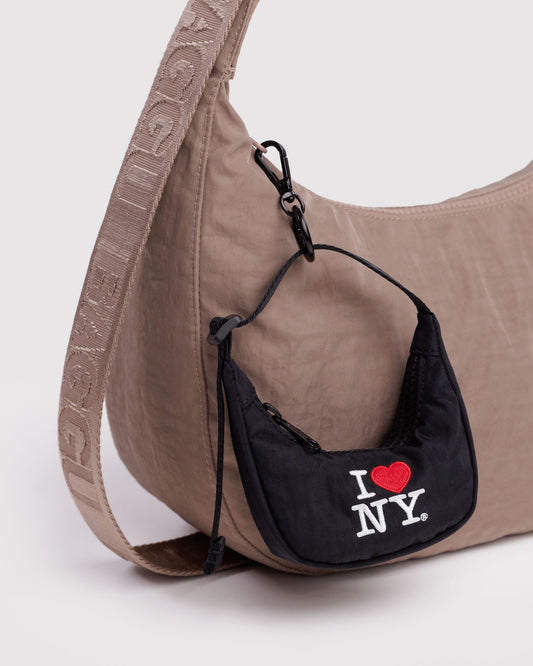 Baggu Crescent Bag Charm I Love NY