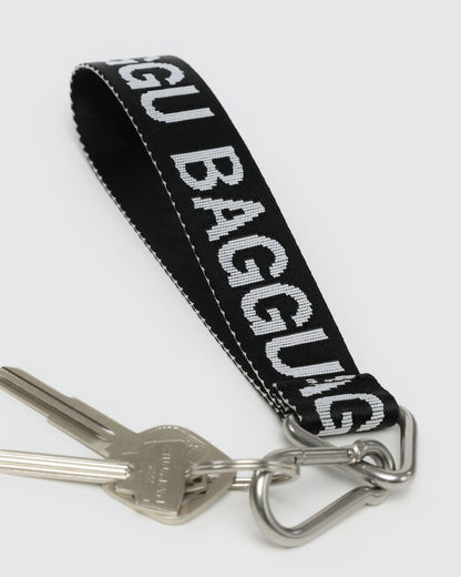 Logo Keychain Black & White | Baggu Online Store