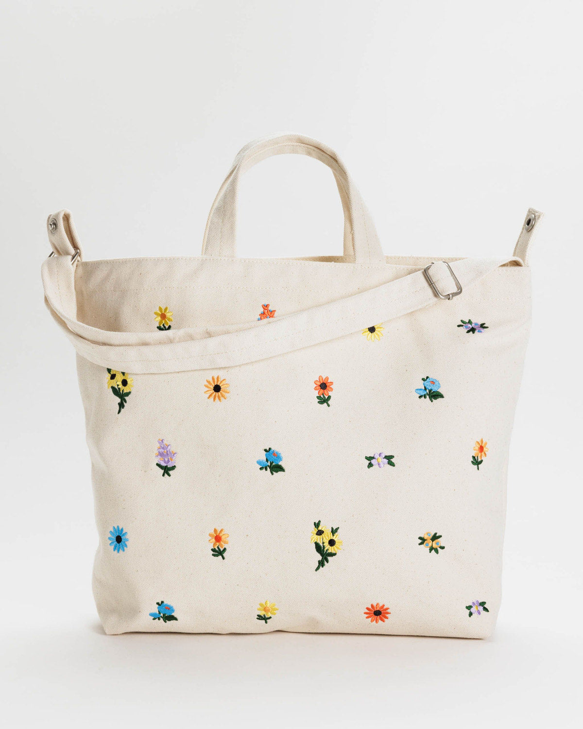 Horizontal Zip Duck Bag Embroidered Ditsy Floral | Baggu Outlets