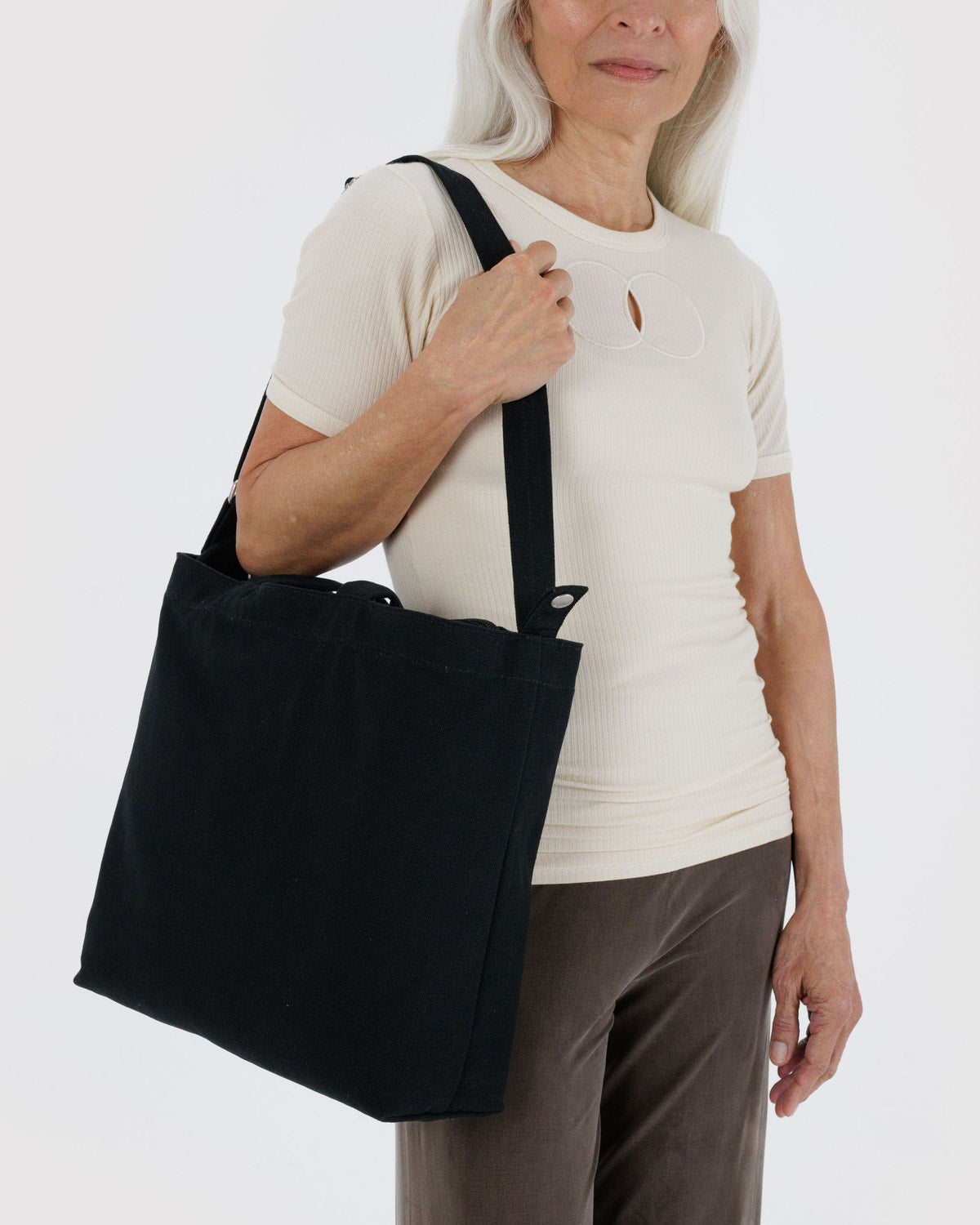 Horizontal Zip Duck Bag Black | Baggu Discount