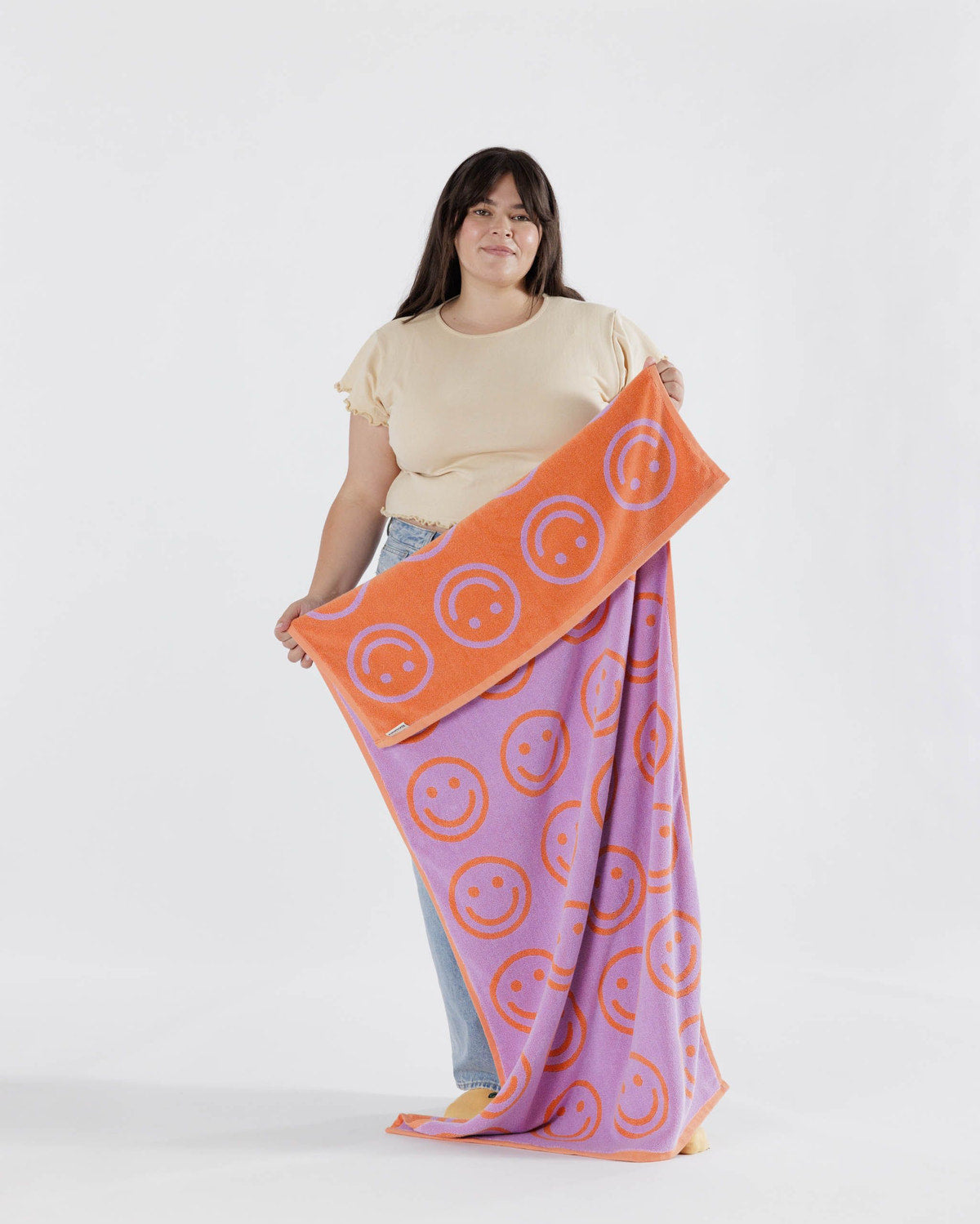 Bath Towel Happy Lilac | Baggu Online