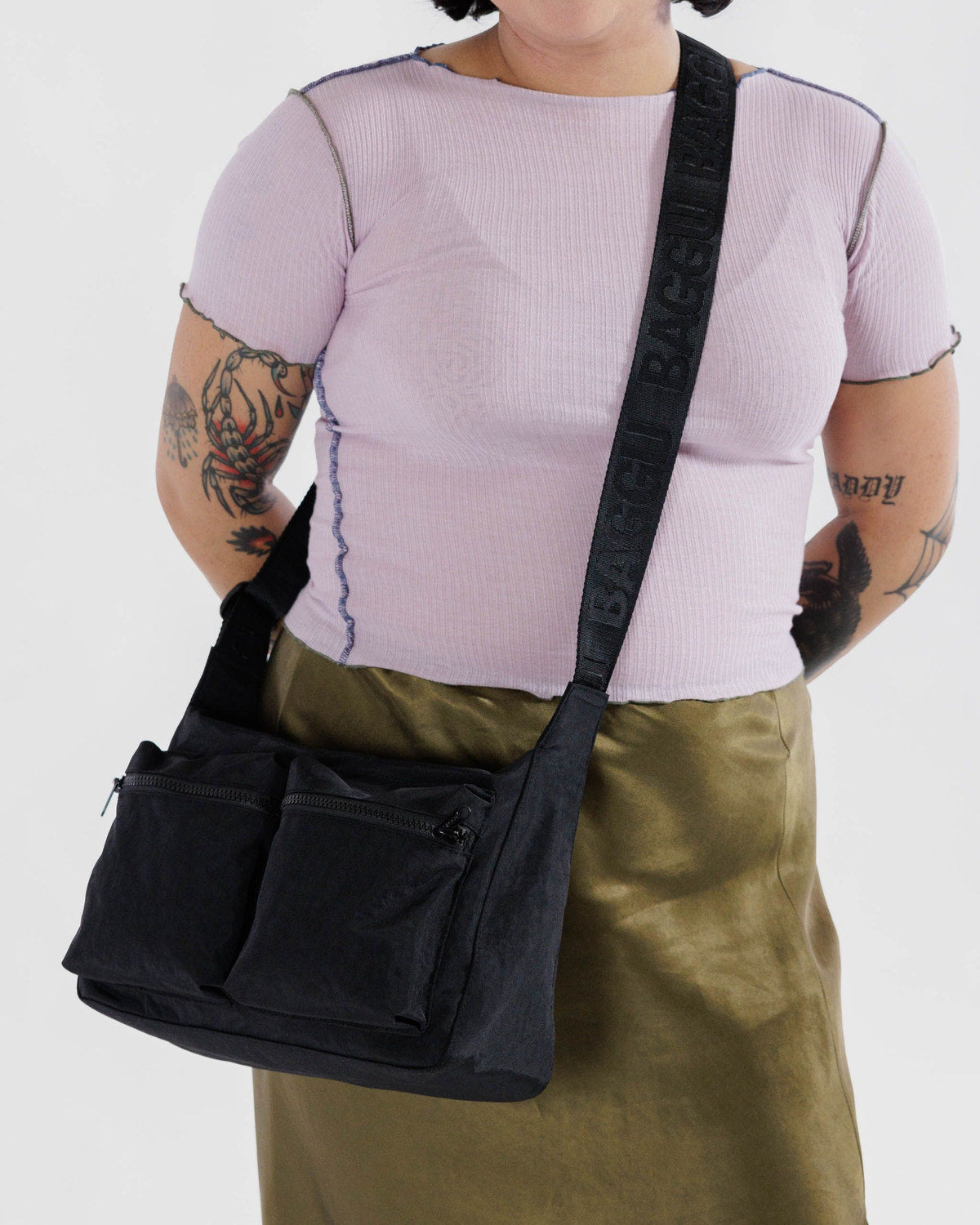 Medium Cargo Crossbody Black | Baggu On Sale