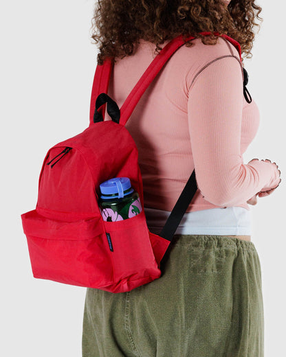 Medium Nylon Backpack Candy Apple | Baggu Outlets