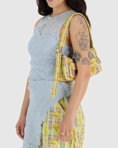 Cargo Shoulder Bag Boxer Plaid | Baggu Online