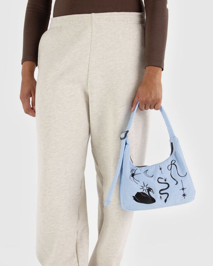 Mini Nylon Shoulder Bag  Embroidered Ballet Icons | Baggu On Sale