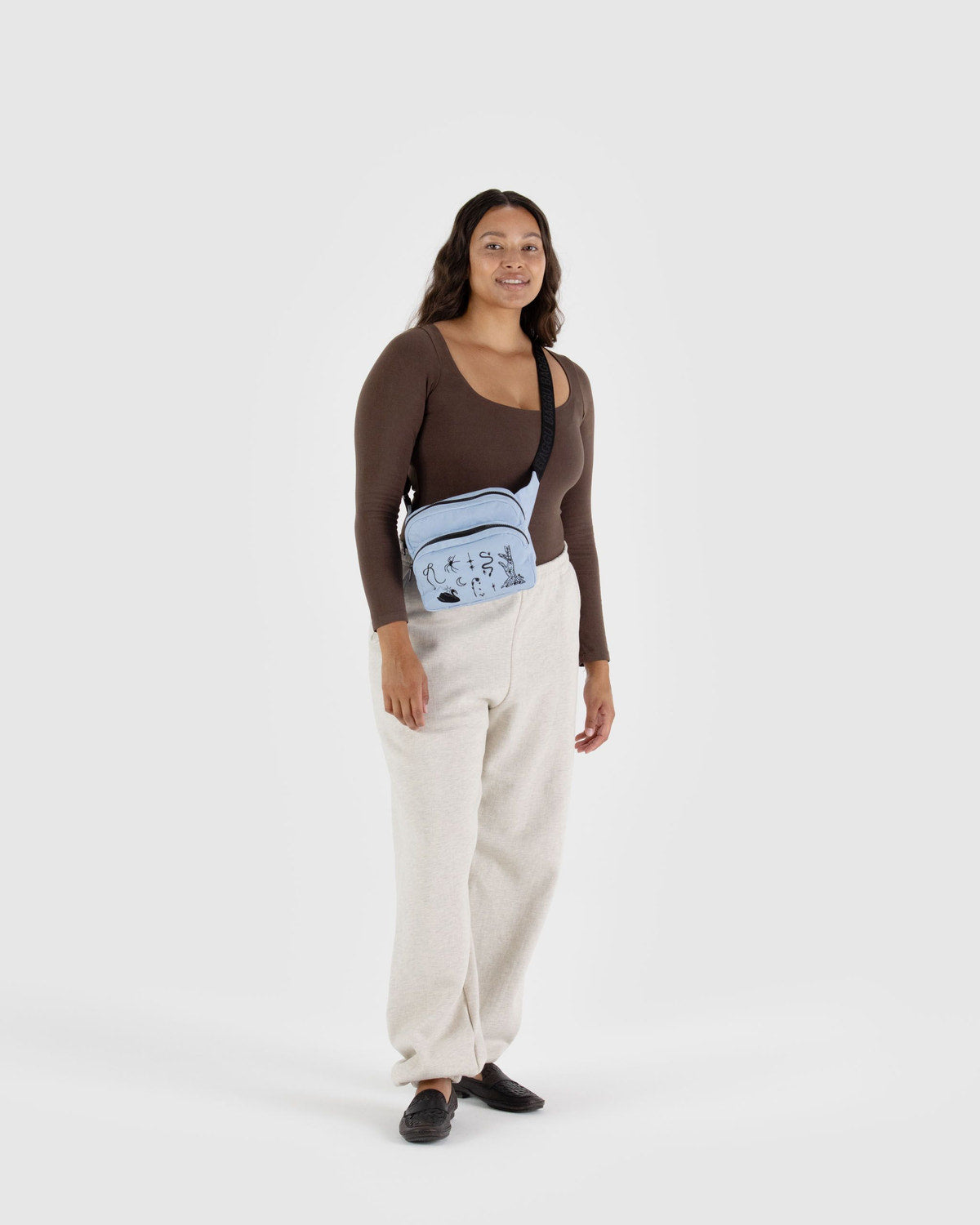 Fanny Pack Embroidered Ballet Icons | Baggu Sale