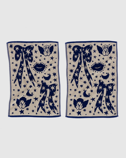 Hand Towel Set of 2 Cherub Bows | Baggu On Sale