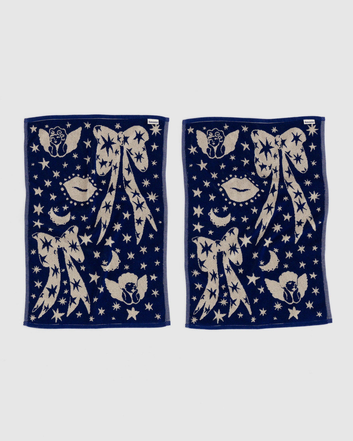 Hand Towel Set of 2 Cherub Bows | Baggu On Sale