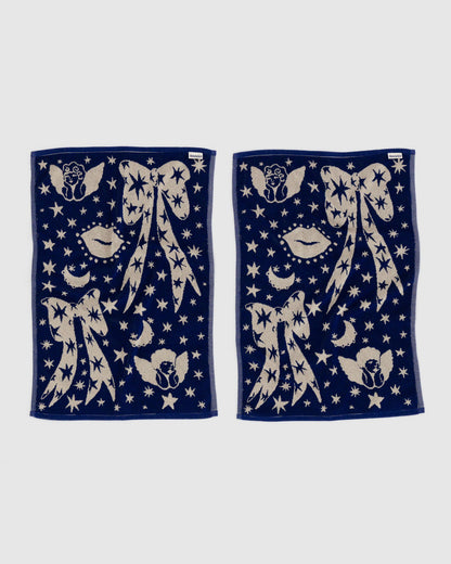 Hand Towel Set of 2 Cherub Bows | Baggu On Sale