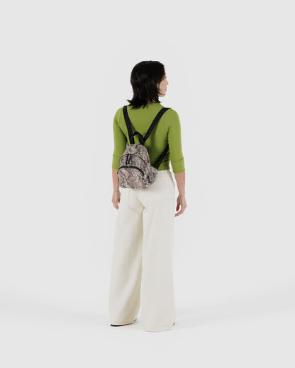 Mini Nylon Backpack Snakeskin | Baggu Online Store