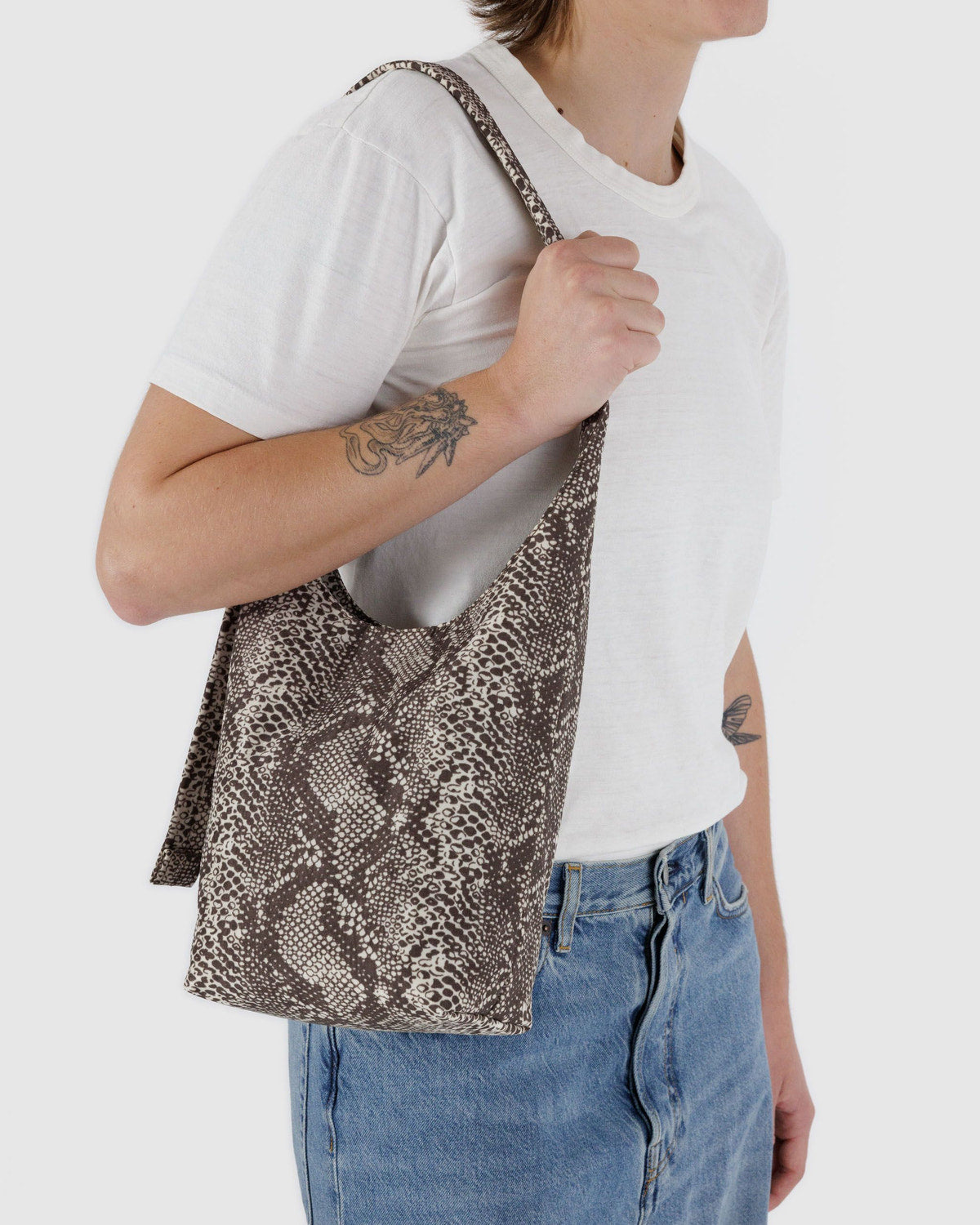 Small Nylon Sling  Snakeskin | Baggu Sale
