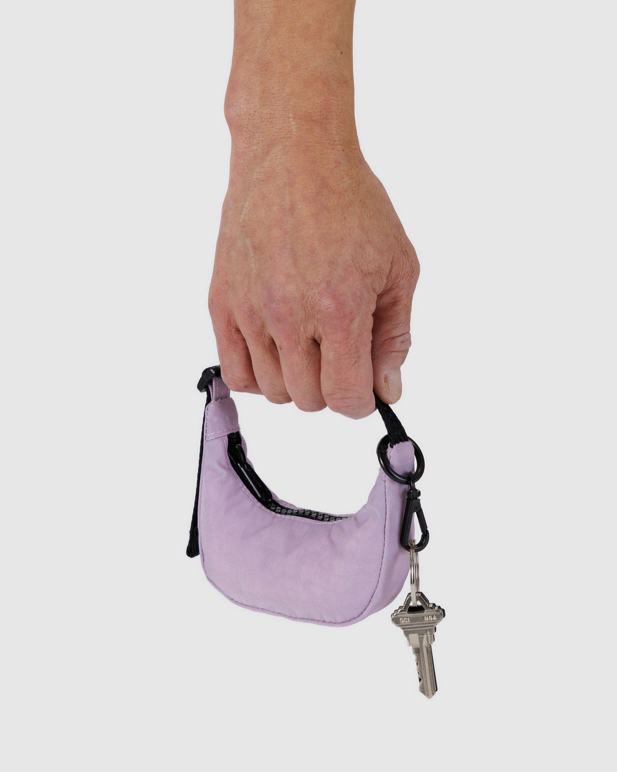 Crescent Bag Charm Dusty Pink | Baggu Online