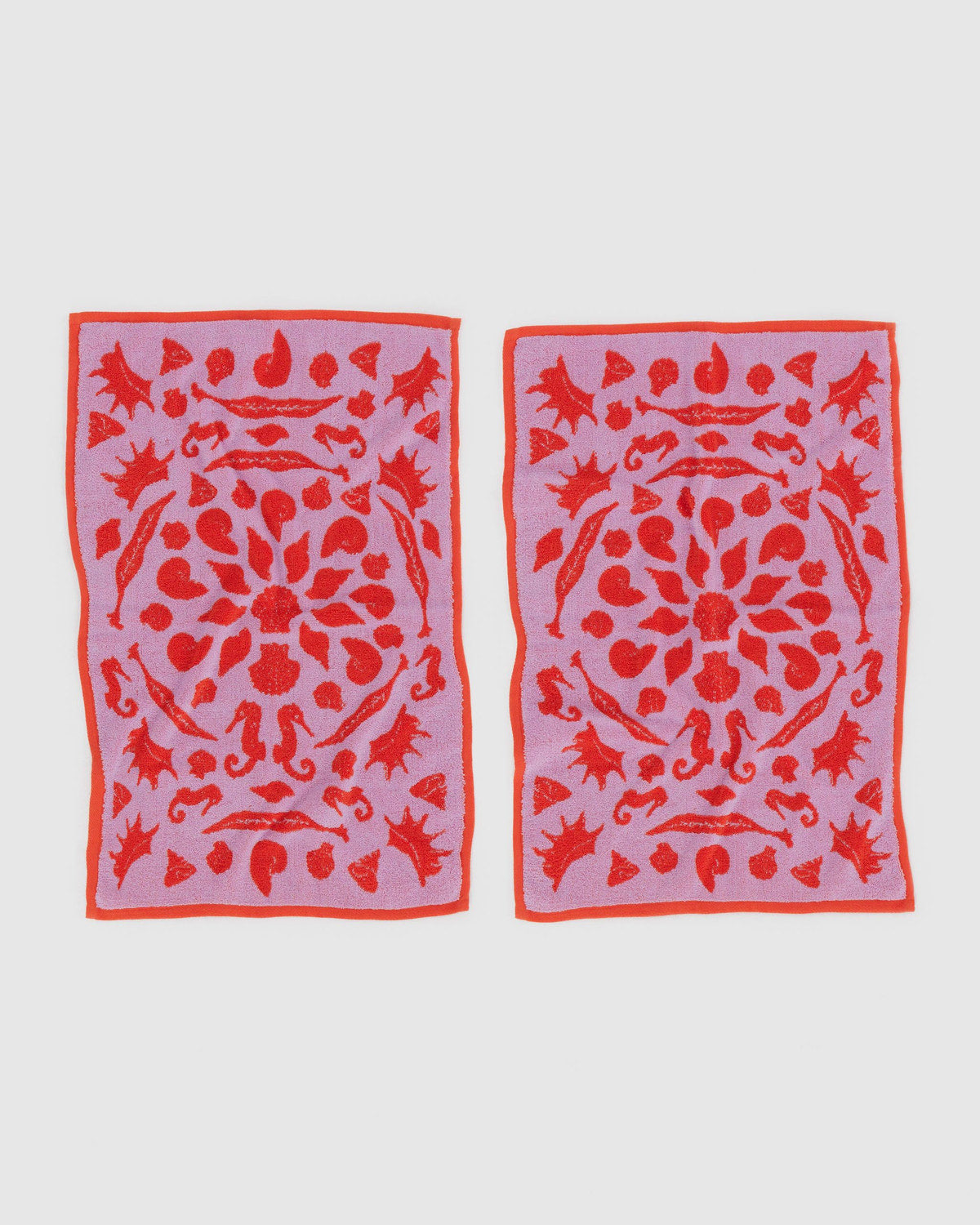Hand Towel Set of 2 Sea Shells | Baggu Discount