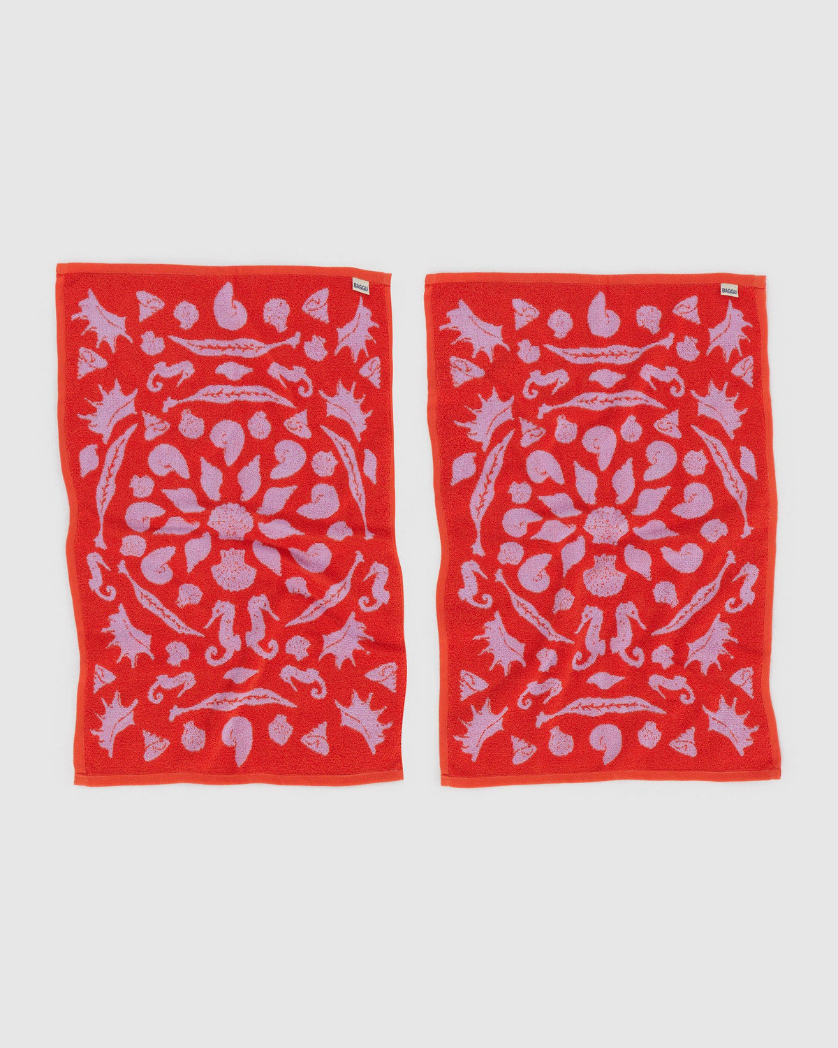 Hand Towel Set of 2 Sea Shells | Baggu Discount
