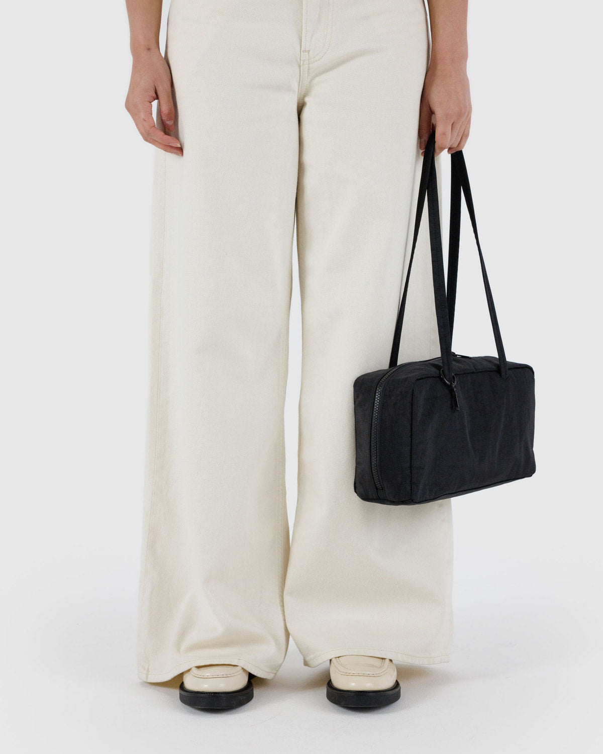 Nylon Bowler Bag Black | Baggu Online