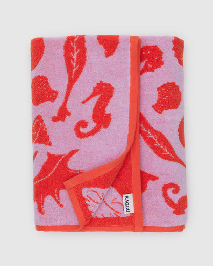 Bath Towel Sea Shells | Baggu On Sale