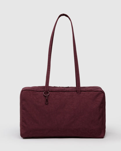 Medium Nylon Bowler Bag Mahogany | Baggu Online Store