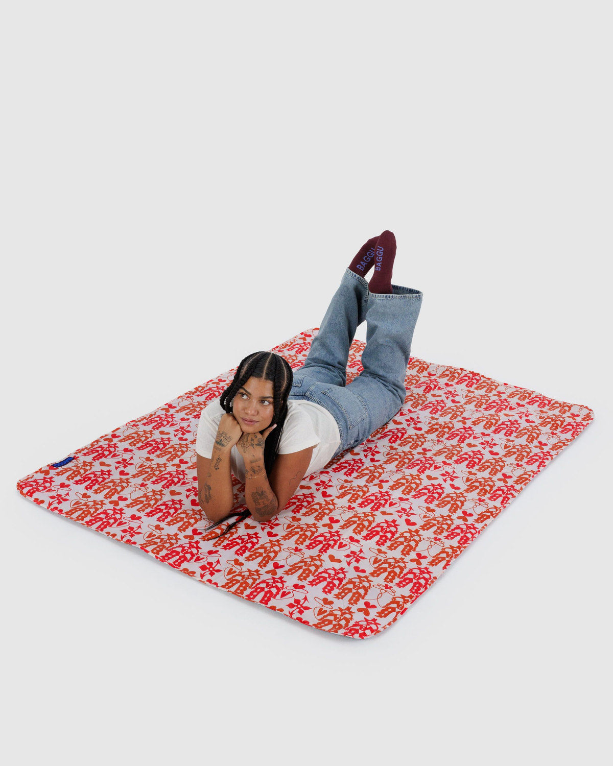 Puffy Picnic Blanket Cowgirl | Baggu On Sale