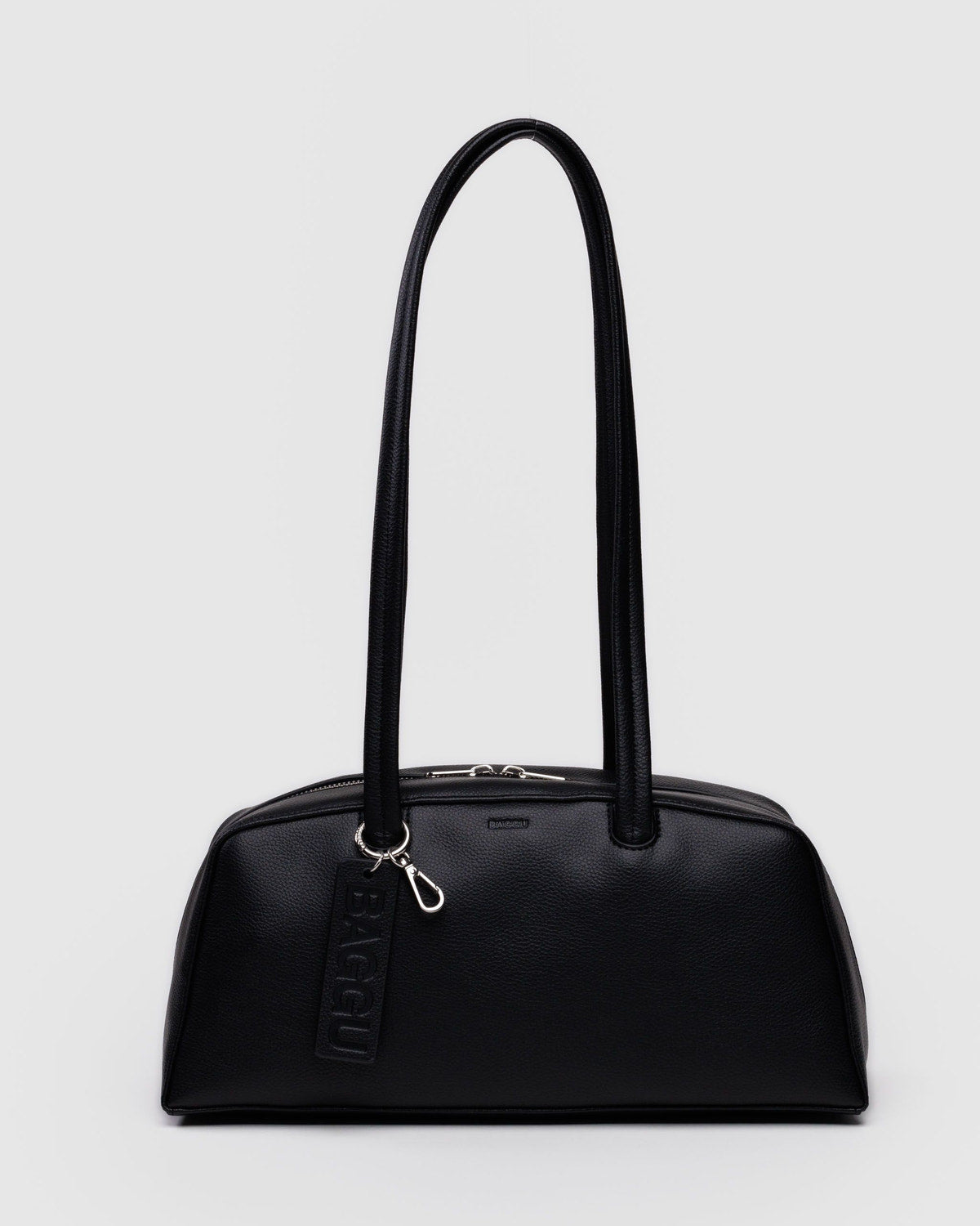 Recycled Leather Bowler Bag Black | Baggu Discount