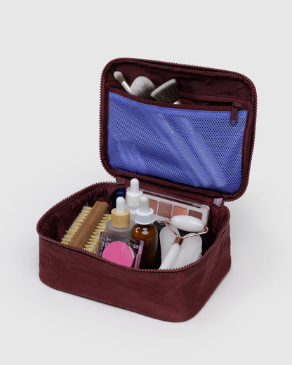 Small Cosmetic Case Mahogany | Baggu Online Store