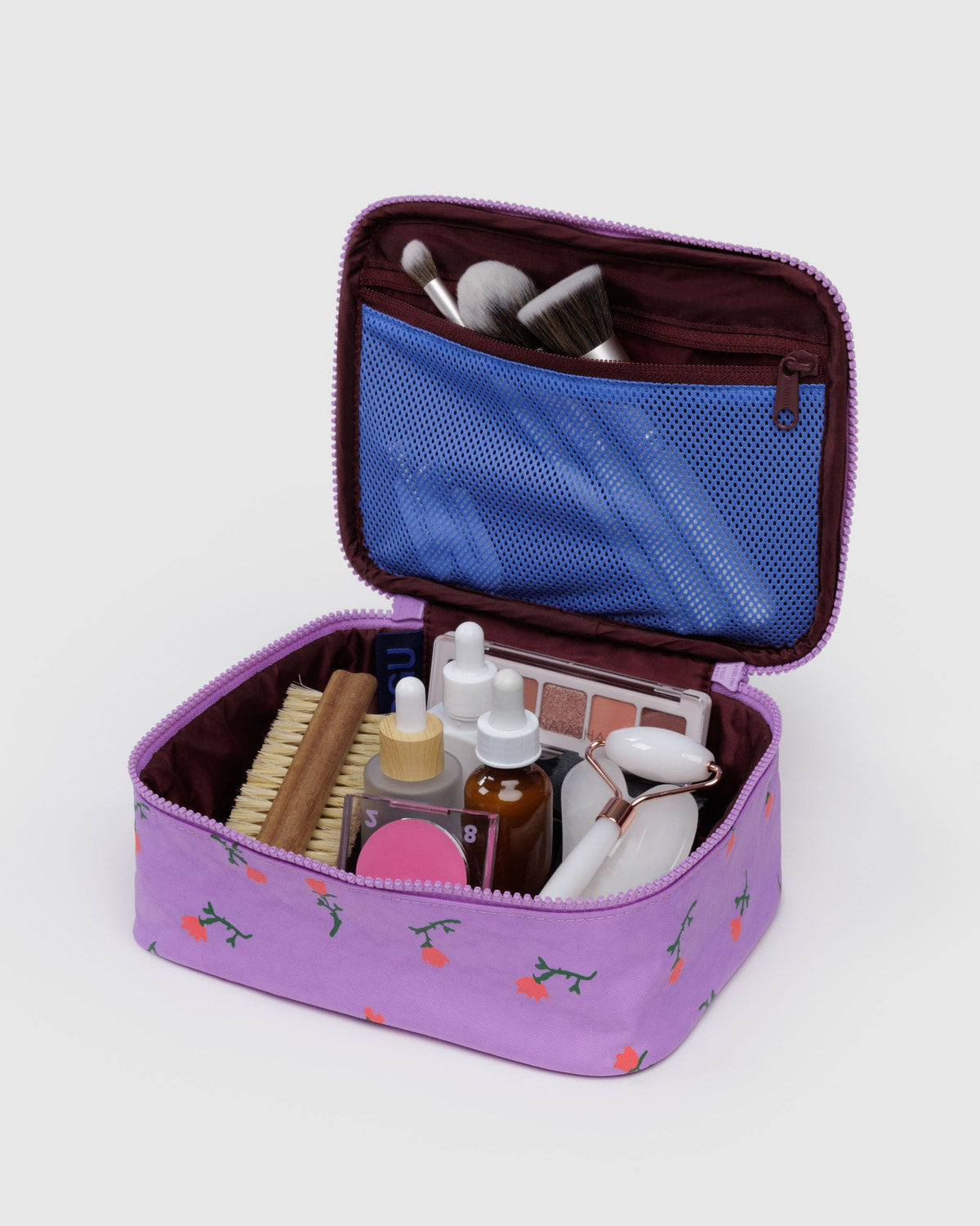 Small Cosmetic Case Painted Wildflower | Baggu On Sale