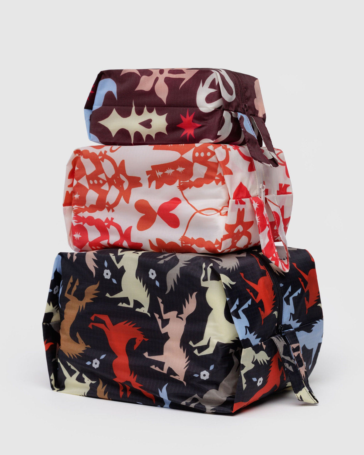 3D Zip Set Western Cut Outs | Baggu Sale
