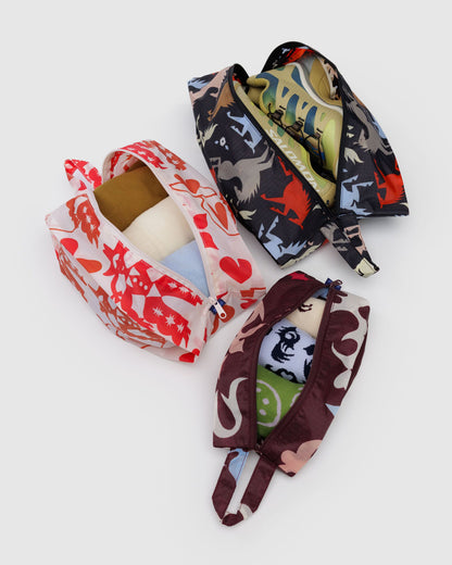 3D Zip Set Western Cut Outs | Baggu Sale