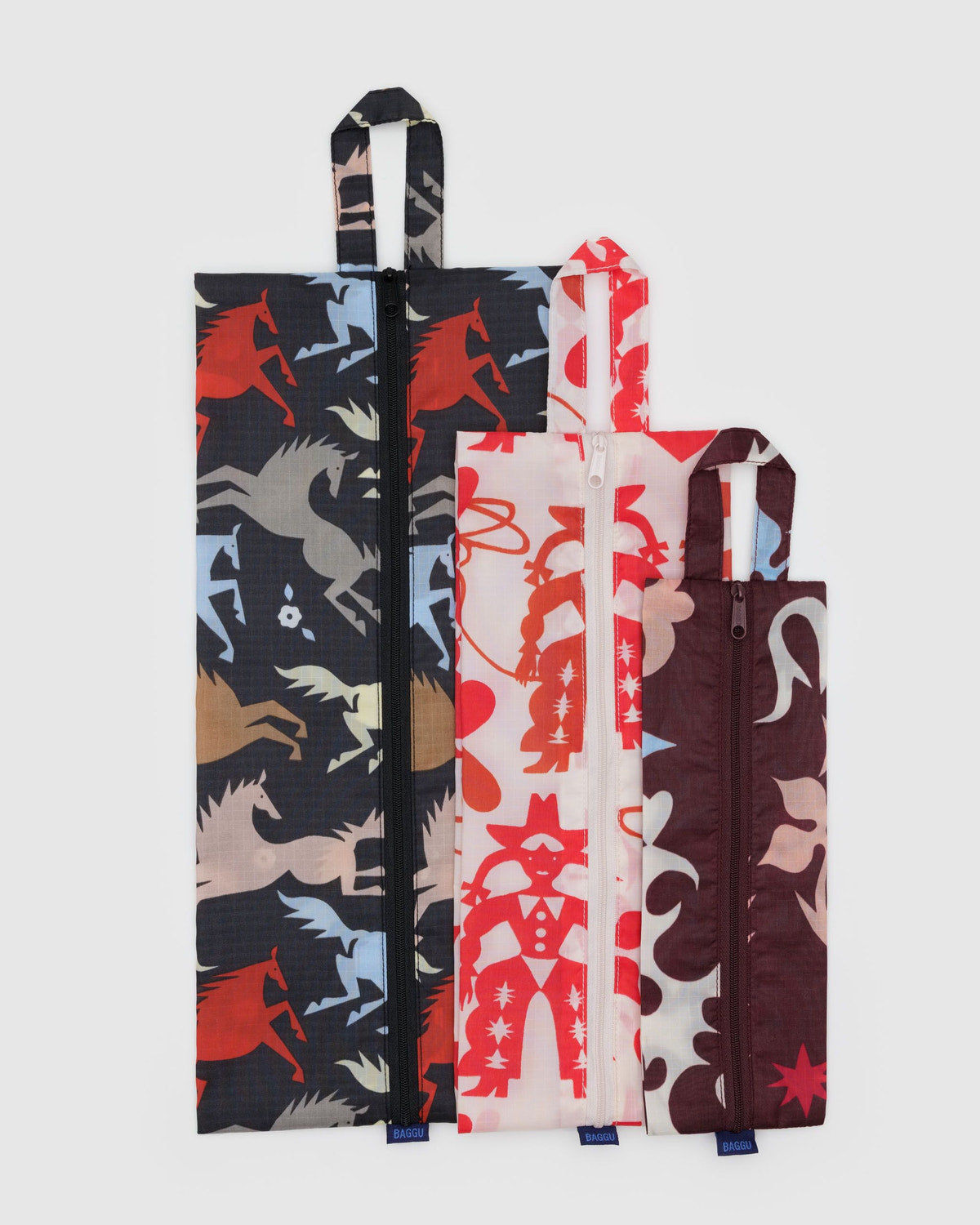 3D Zip Set Western Cut Outs | Baggu Sale