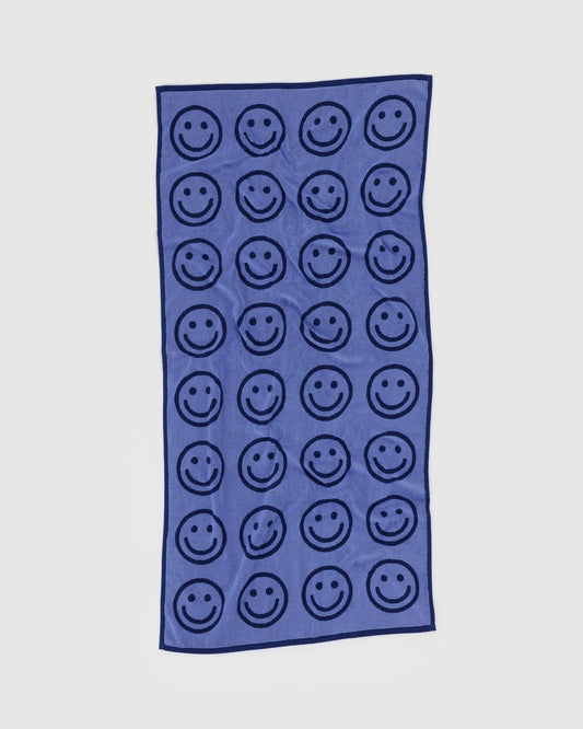 Bath Towel Happy Blue | Baggu On Sale