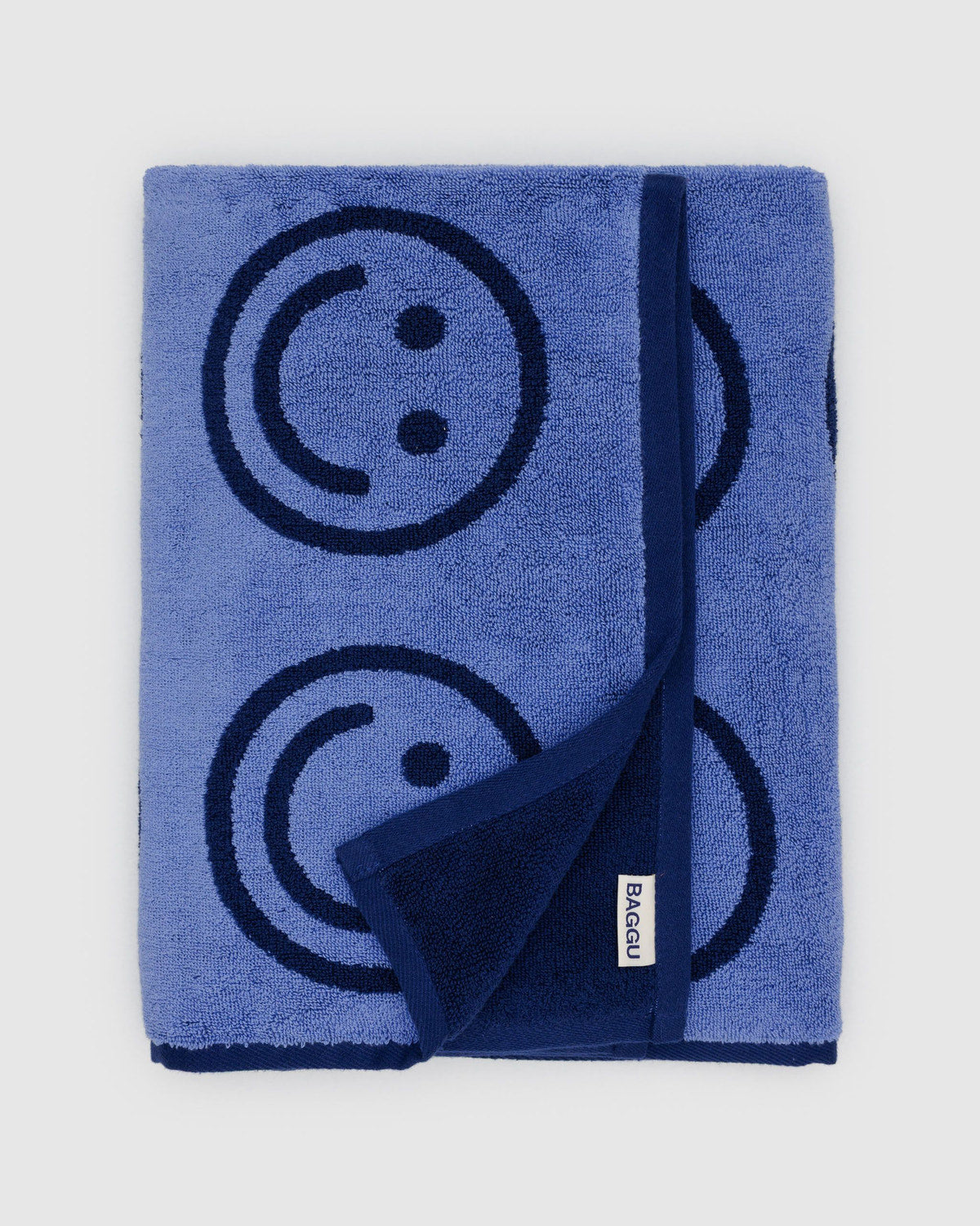 Bath Towel Happy Blue | Baggu On Sale