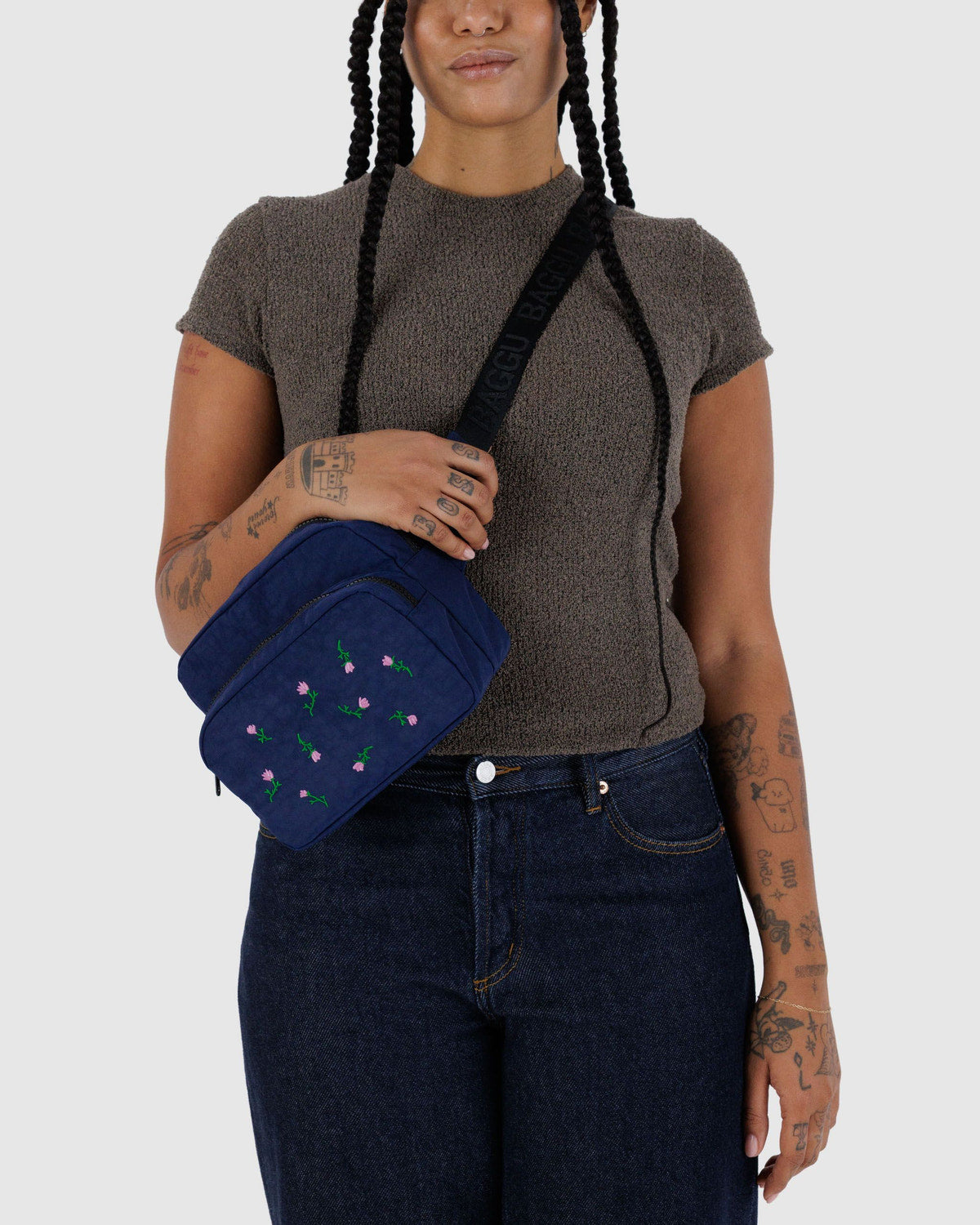 Fanny Pack Embroidered Wildflower | Baggu On Sale