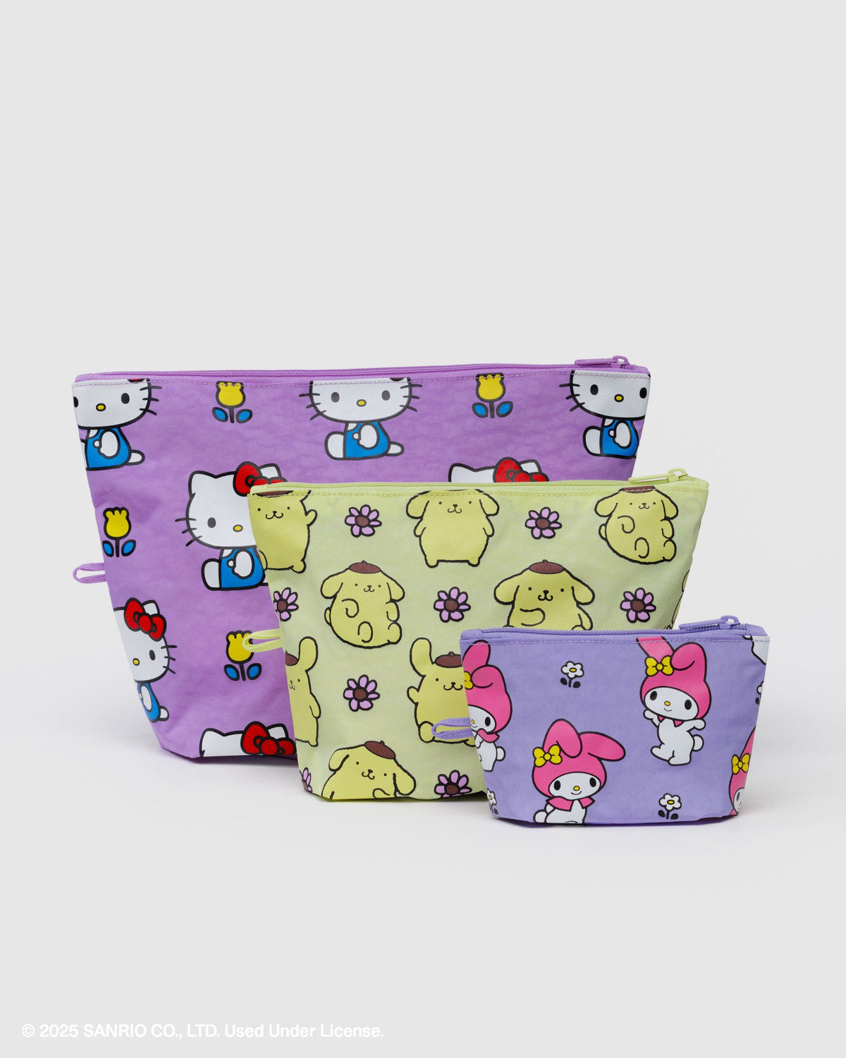 Go Pouch Set Hello Kitty and Friends Florals | Baggu Online Store