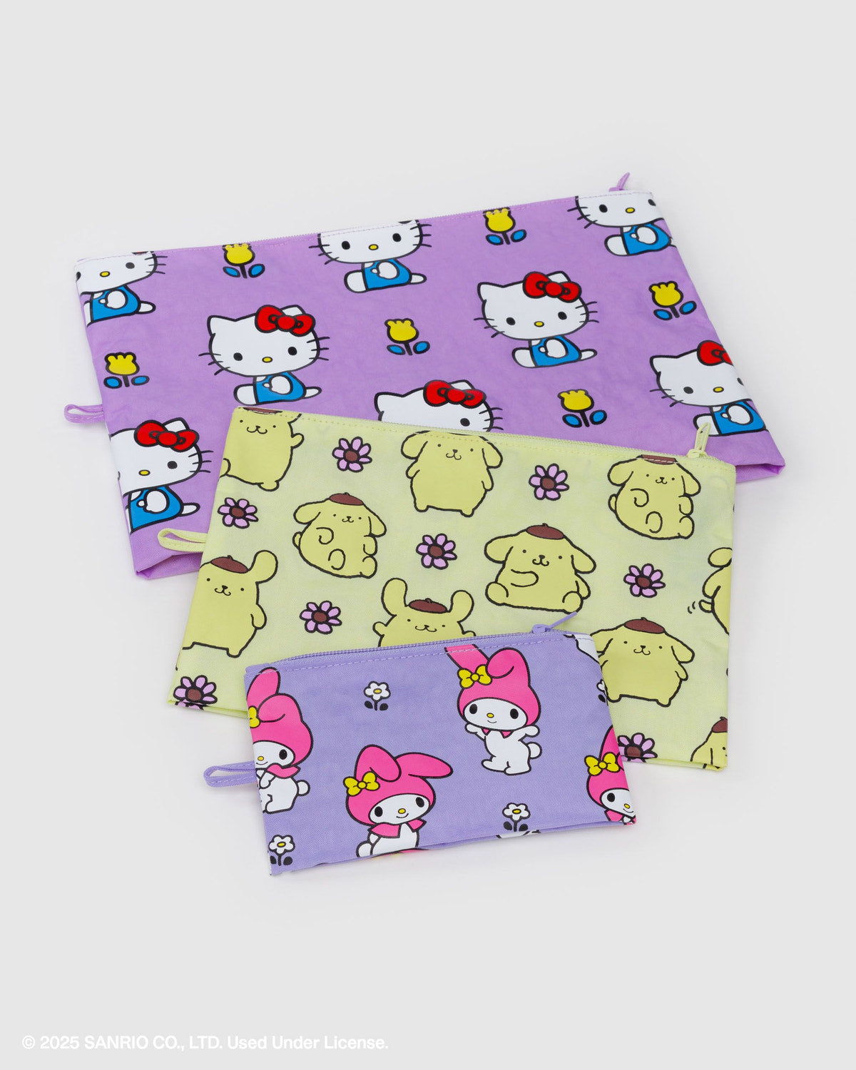 Go Pouch Set Hello Kitty and Friends Florals | Baggu Online Store