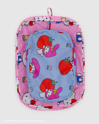 Packing Cube Set Hello Kitty and Friends Florals | Baggu On Sale