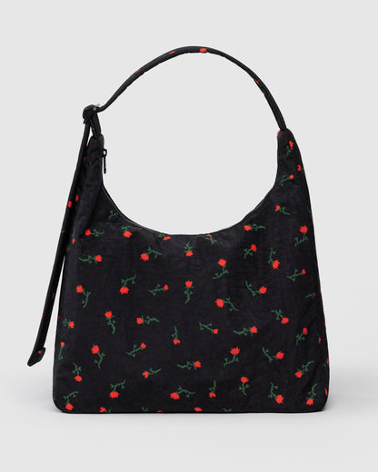 Nylon Shoulder Bag Painted Wildflower | Baggu On Sale