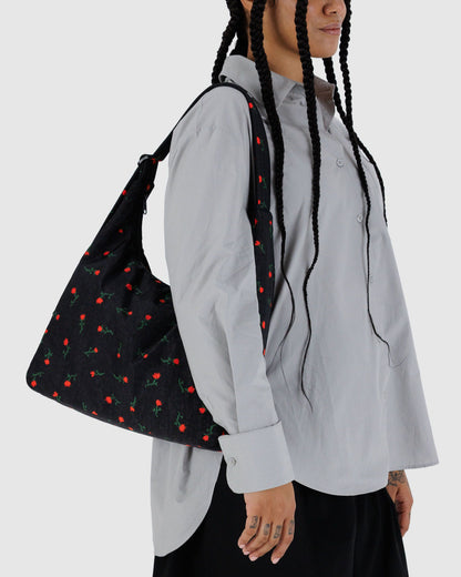 Nylon Shoulder Bag Painted Wildflower | Baggu On Sale