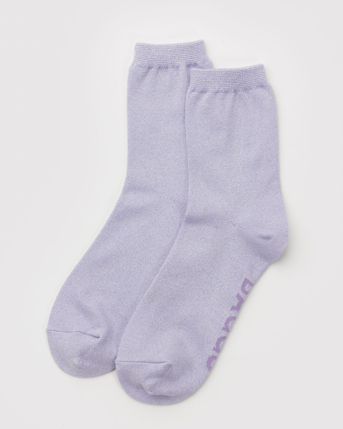 Crew Sock Lilac Metallic | Baggu Online