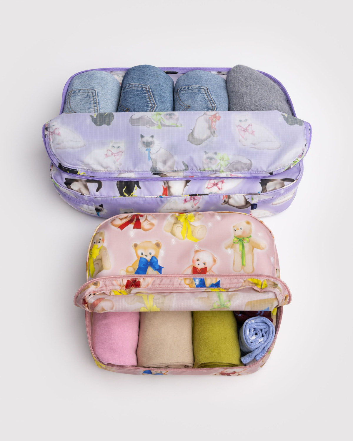 Large Packing Cube Set Fancy Animals | Baggu Sale