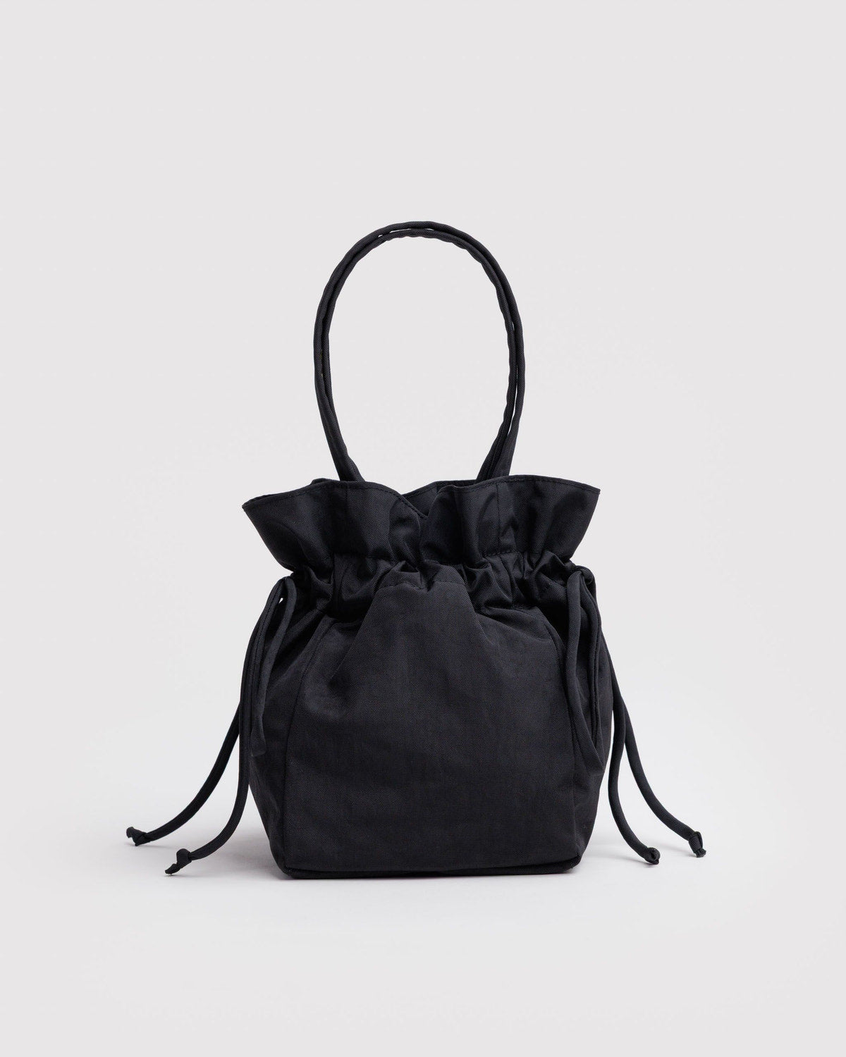 Nylon Drawstring Bag Black | Baggu Outlets