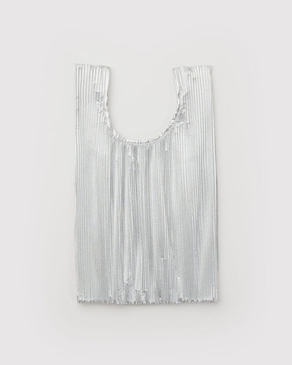 Pleated Baggu Chrome Metallic | Baggu Outlets
