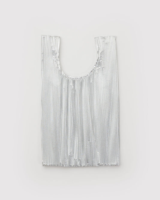 Pleated Baggu Chrome Metallic | Baggu Outlets