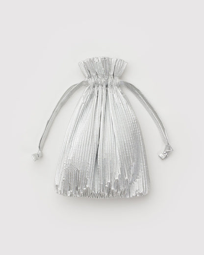 Pleated Baggu Chrome Metallic | Baggu Outlets