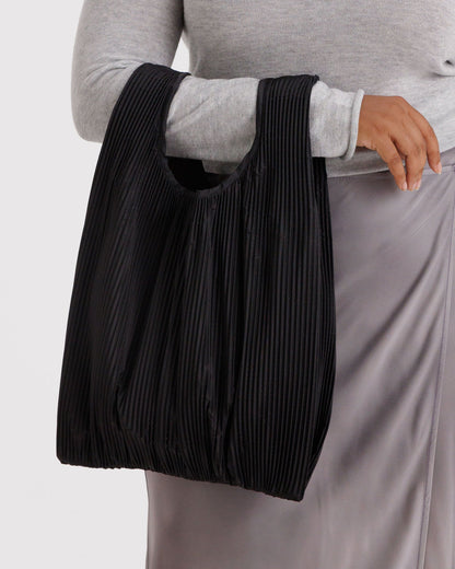 Pleated Baggu Black | Baggu On Sale
