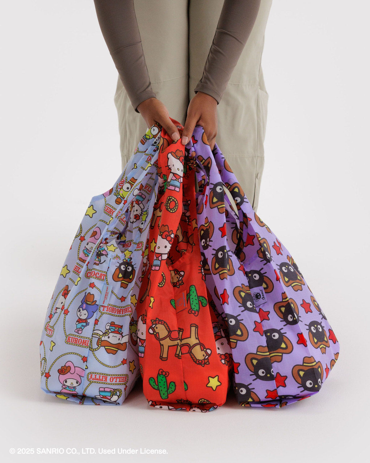Standard Baggu Set of 3 Hello Kitty & Friends Western | Baggu Online
