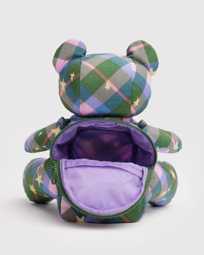 Bear Baggu Green Star Plaid | Baggu On Sale