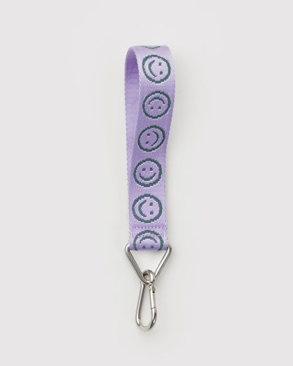 Logo Keychain Lilac Happy | Baggu On Sale