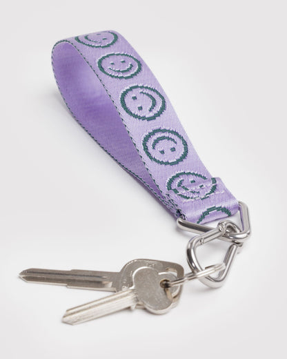 Logo Keychain Lilac Happy | Baggu On Sale
