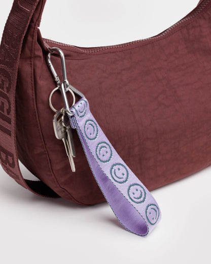 Logo Keychain Lilac Happy | Baggu On Sale