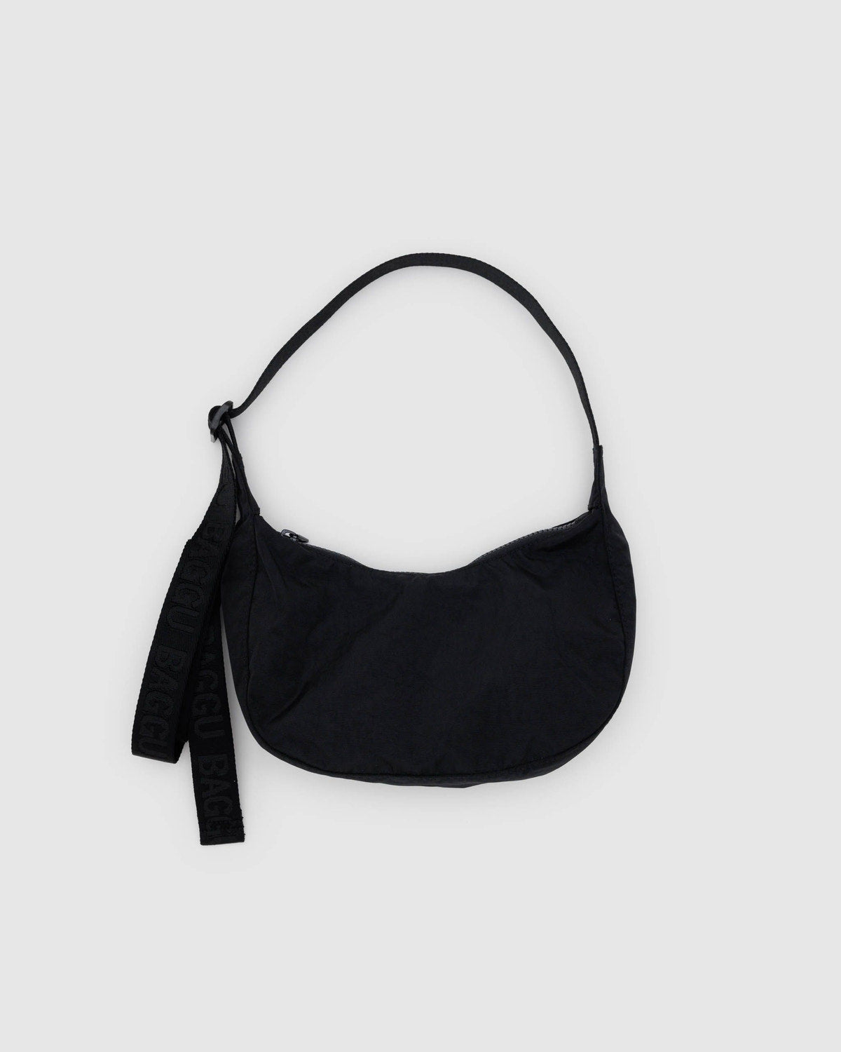 Small Nylon Crescent Bag Black | Baggu Sale